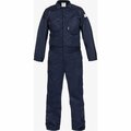 Lakeland 7 oz. 100% FR Cotton Coveralls, Navy, 3-XL NC070FRC13-XXXL